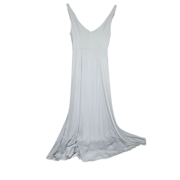 L • Show Me Your Mumu • Jenn Maxi Dress - Steel Blue Chiffon - Picture 3 of 4